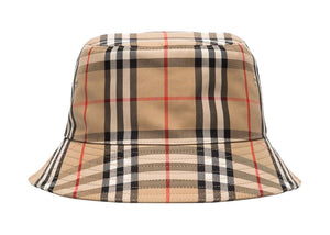 Burberry Vintage Check Bucket Hat Archive Beige