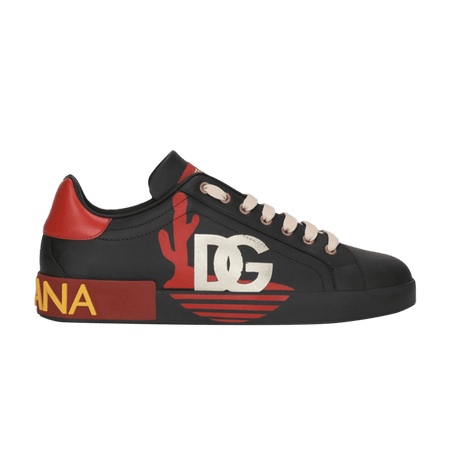 Dolce & Gabbana Portofino Low Black Red Cactus