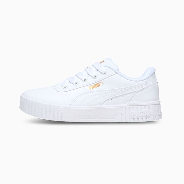 Puma Carina 2.0 Zuki Women'S Casual Sneakers Warm White-Poised Pink-Cashew