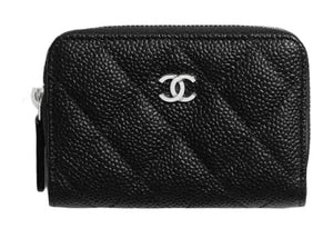 Chanel Classic Zipped Coin Purse Black (AP0216)