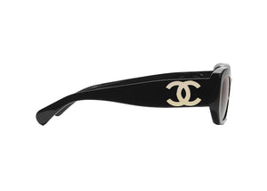 Chanel Rectangle Sunglasses Black (5493 c622/S5)