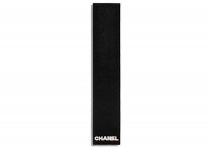 Chanel Tweed CC Logo Scarf Black/White