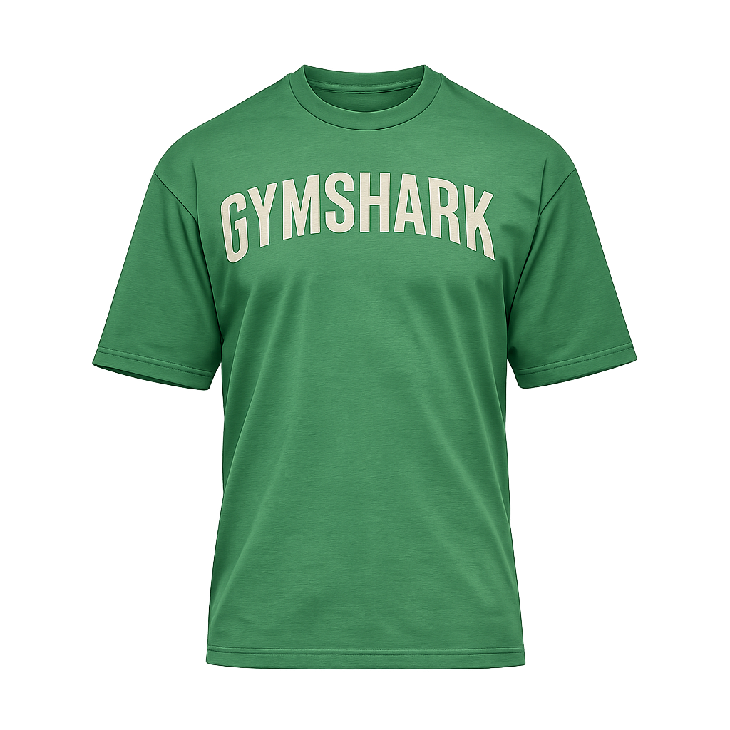Gymshark Worn Graphic T-Shirt oversized fit Lift Green