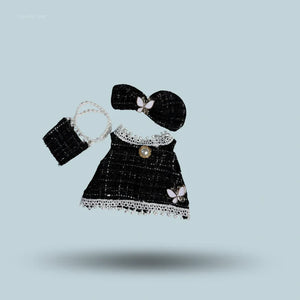 PopMart Labubu Doll Tweed Elegance Outfit - 3 Piece Set