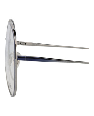 Chloe Aviator-Frame Metal Optical Frames Blue Blue Transparent (CH0019O-30009854-001)