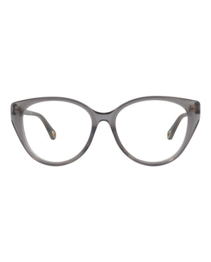 Chloe Cat Eye-Frame Bio Acetate Optical Frames Grey Grey Transparent (CH0052OA-30011513-001)
