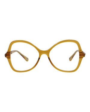 Chloe Cat Eye-Frame Bio Injection Optical Frames Yellow Yellow Transparent (CH0004O-30009824-003)