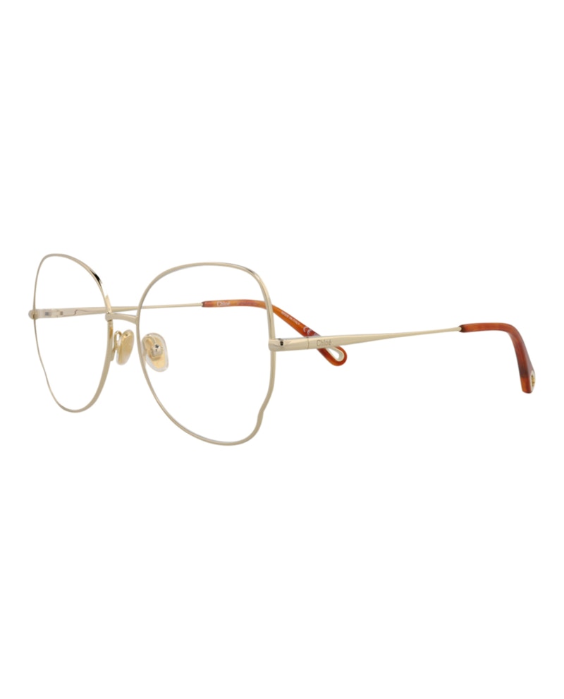 Chloe Cat Eye-Frame Metal Optical Frames Gold Gold Transparent (CH0098O-30012434-005)