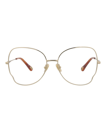 Chloe Cat Eye-Frame Metal Optical Frames Gold Gold Transparent (CH0098O-30012434-005)