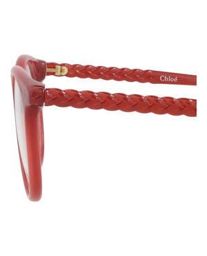Chloe Round-Frame Bio Injection Optical Frames Orange Orange Transparent (CH0006O-30009871-004)