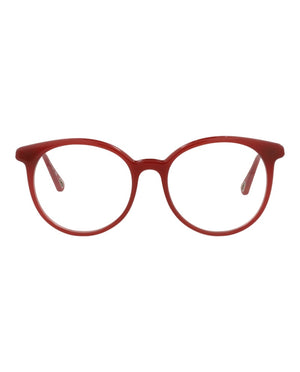 Chloe Round-Frame Bio Injection Optical Frames Orange Orange Transparent (CH0006O-30009871-008)
