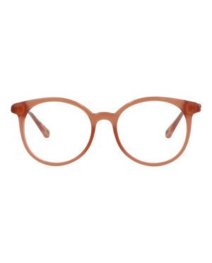 Chloe Round-Frame Bio Injection Optical Frames Pink Pink Transparent (CH0006O-30009871-001)