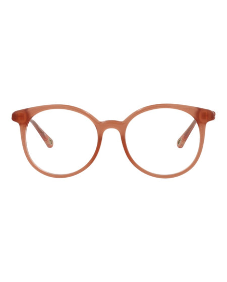 Chloe Round-Frame Bio Injection Optical Frames Pink Pink Transparent (CH0006O-30009871-001)