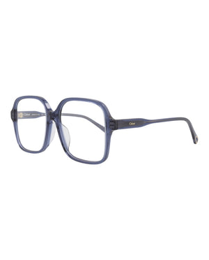 Chloe Square-Frame Bio Acetate Optical Frames Blue Blue Transparent (CH0126OA-30013655-003)