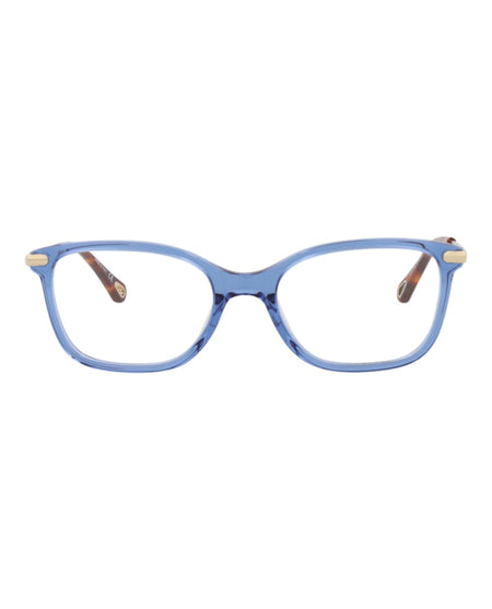 Chloe Square-Frame Bio Acetate Optical Frames Blue Gold Transparent (CH0059O-30011441-004)