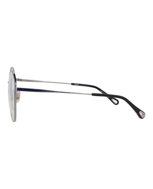 Chloe Square-Frame Metal Optical Frames Blue Blue Transparent (CH0017OA-30009909-001)