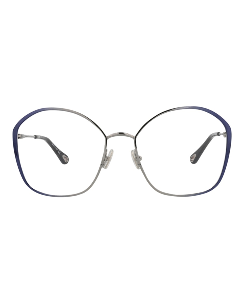 Chloe Square-Frame Metal Optical Frames Blue Blue Transparent (CH0017OA-30009909-001)