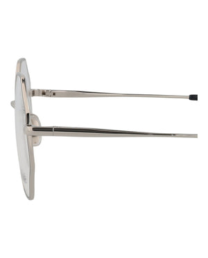 Chloe Square-Frame Metal Optical Frames Silver Silver Transparent (CH0022O-30009816-003)