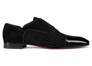 Christian Louboutin Greggy Chick Flat Oxford Shoes Black