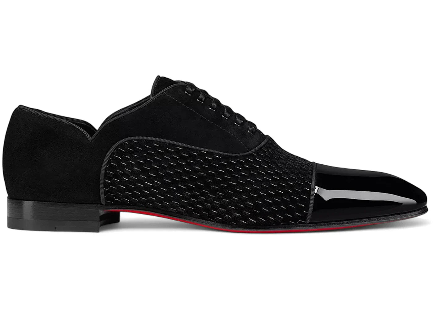Christian Louboutin Greggy Chick Flat Oxford Shoes Black