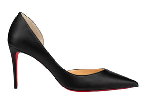 Christian Louboutin Iriza 85mm Pump Black Nappa Leather