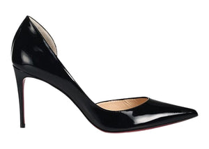 Christian Louboutin Iriza 85mm Pump Black Patent Leather