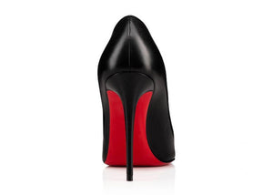 Christian Louboutin Kate 100mm Pump Black Nappa Leather