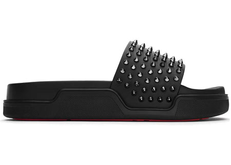 Christian Louboutin Pool Fun Flat Black Gun
