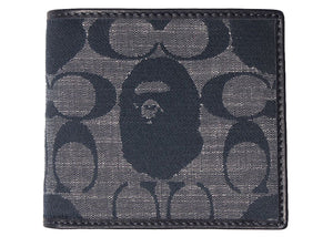Coach x BAPE Coin Wallet Navy