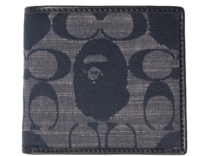 Coach x BAPE Coin Wallet Navy