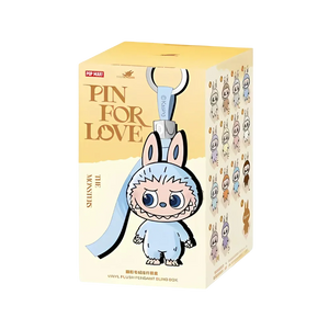 Pop Mart Labubu The Monsters Pin for Love Series Vinyl Plush Pendant (A-M) Single Blind Box