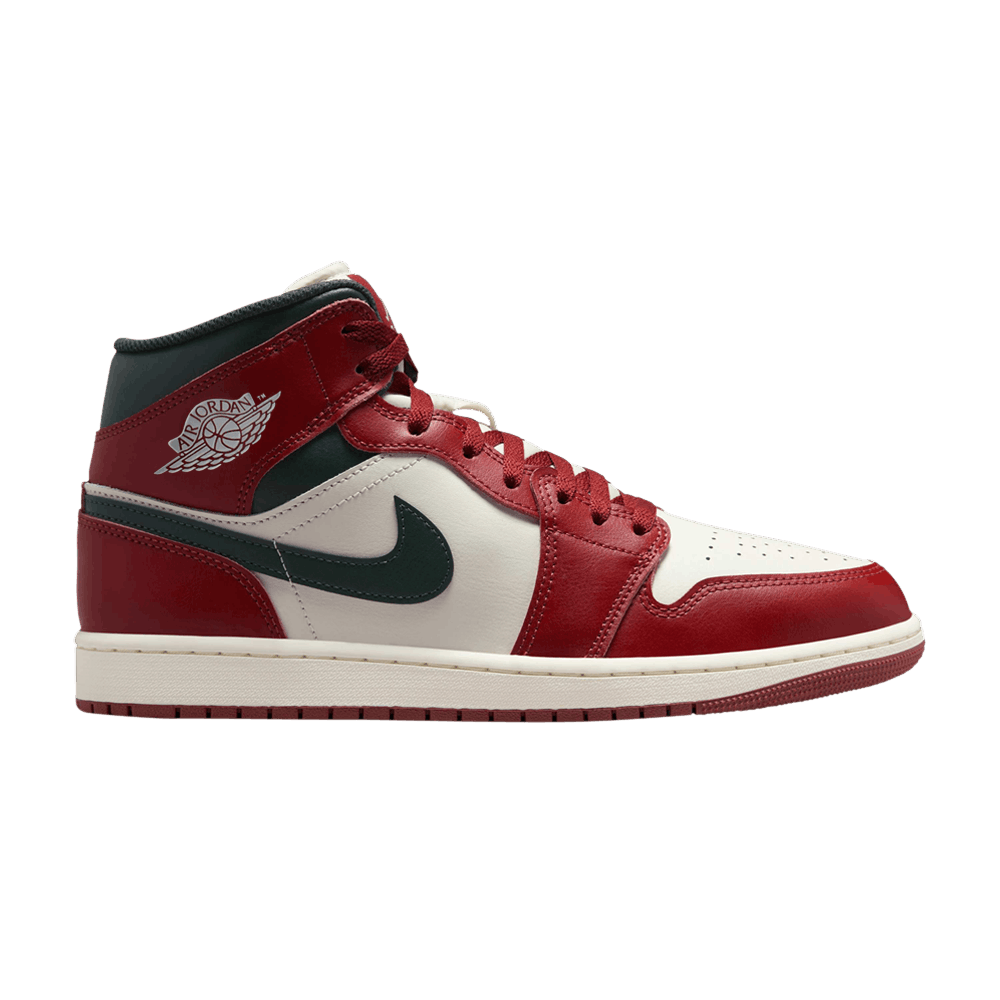 Men's Air Jordan 1 Mid 'Redstone Midnight Green'