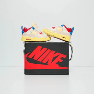 3D Sneaker Keychain With Box - AJ4 Union Guava Ice