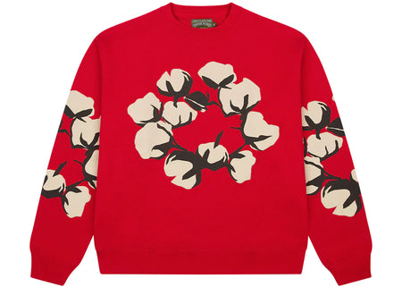 Denim Tears x Cpfm Cactus Tears Crewneck Red