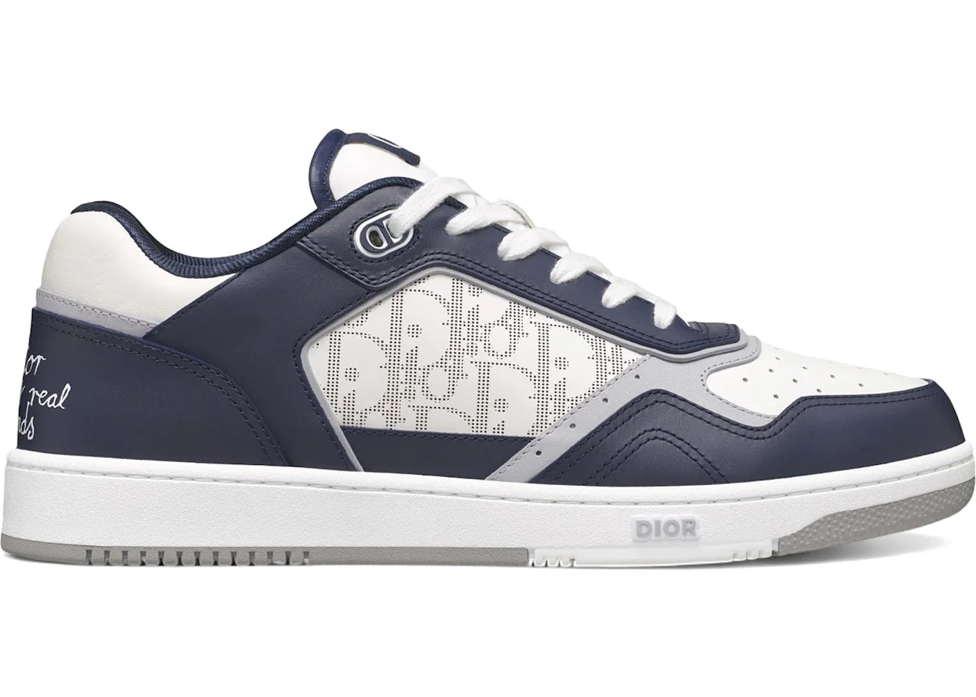 Dior B27 Low Hylton Nel Dior Oblique Galaxy Navy Blue