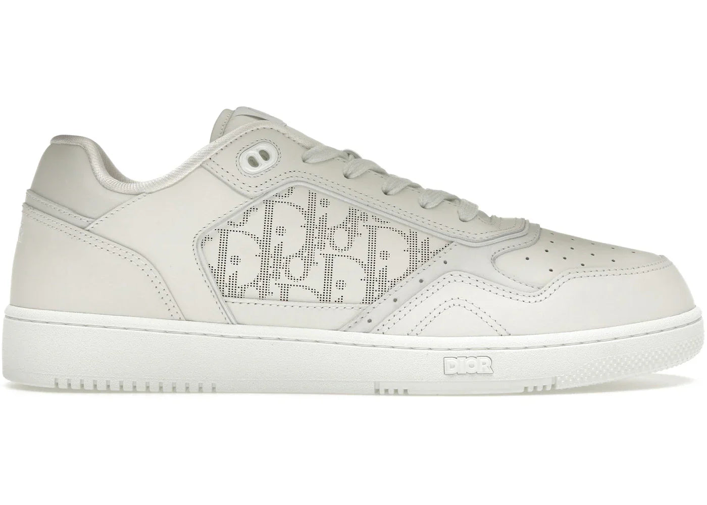 Dior B27 Low-Top White Calfskin