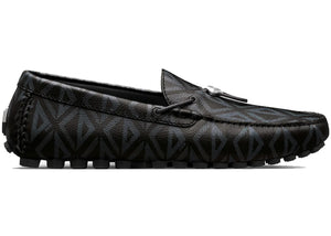 Dior Mocassin Black Cd Diamond Leather