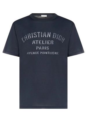 Dior Oversized Christian Dior Atelier T-Shirt Navy