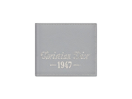 Dior by Birkenstock Christian Dior 1947 Signature (4 Card Slot/Coin Pocket) Wallet Dior Gray
