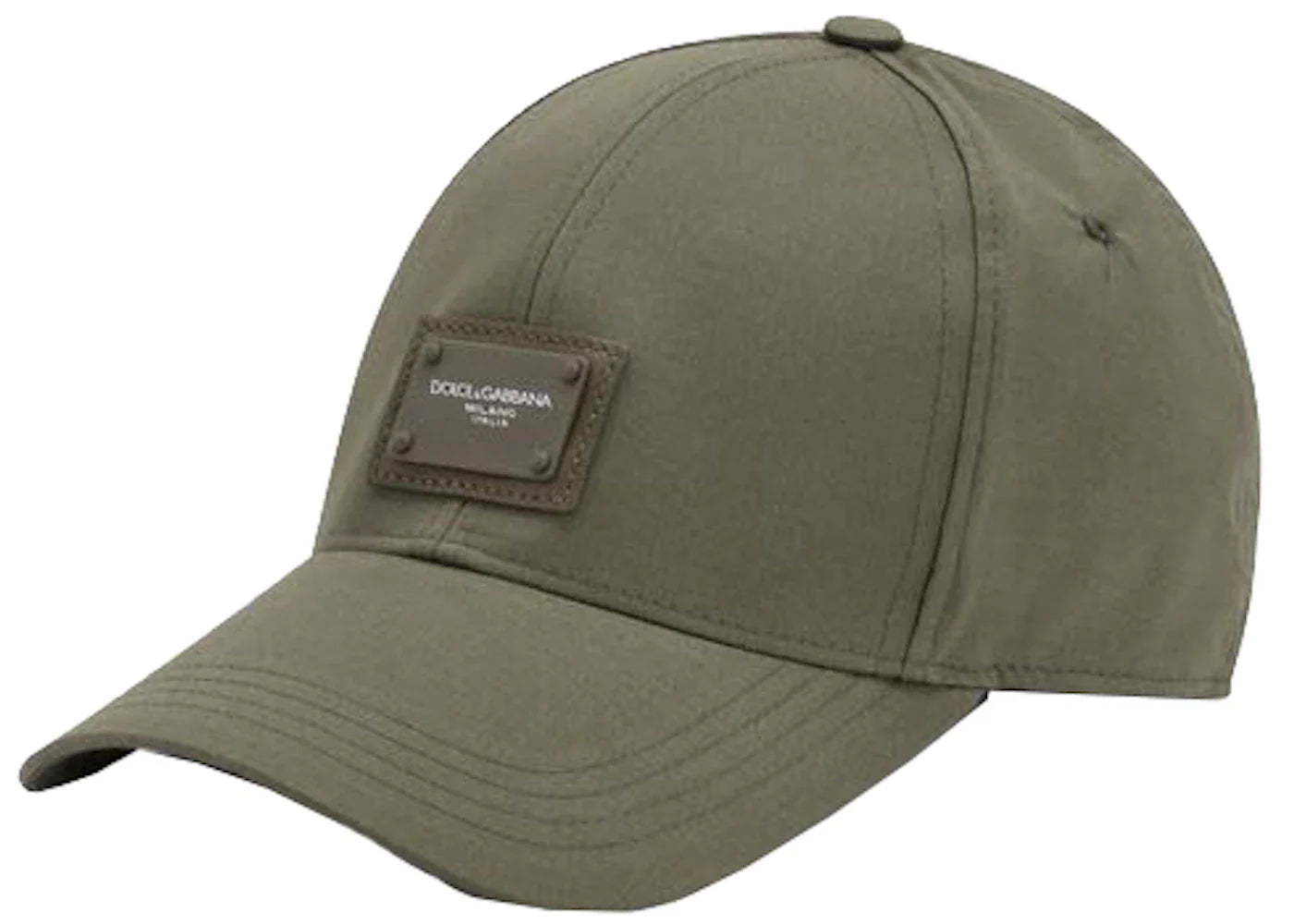Dolce & Gabbana Branded Plate Baseball Cap Green