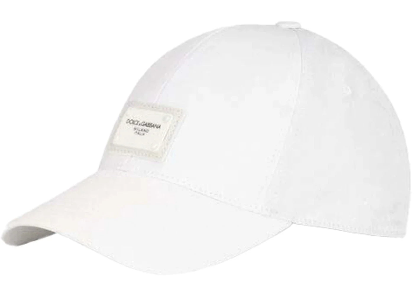 Dolce & Gabbana Branded Plate Baseball Cap White