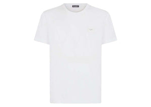 Dolce & Gabbana Cotton Branded Plate T-Shirt White