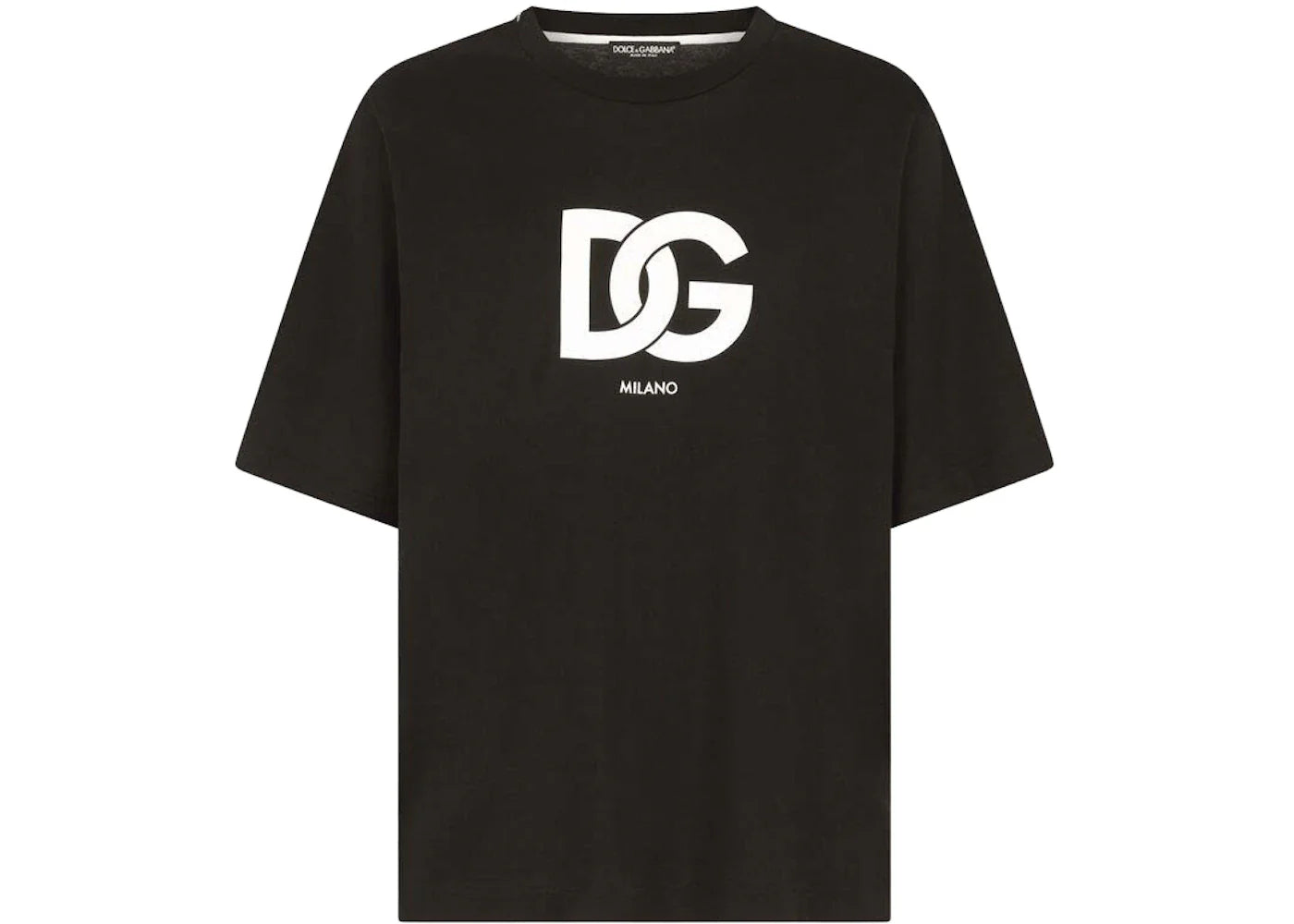 Dolce & Gabbana Cotton DG Logo Print T-Shirt Black
