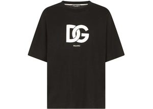 Dolce & Gabbana Cotton DG Logo Print T-Shirt Black