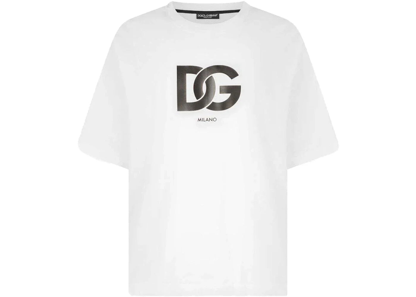 Dolce & Gabbana Cotton DG Logo Print T-Shirt White
