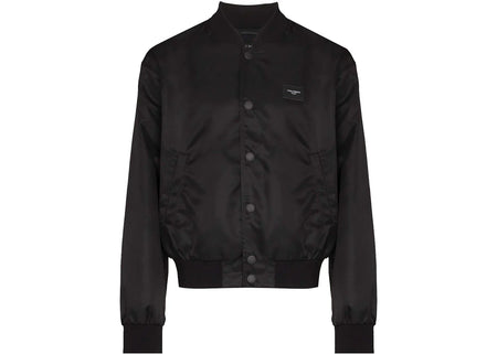 Dolce & Gabbana DG Plaque Bomber Jacket Black