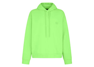 Dolce & Gabbana Jersey Metal DG Logo Hoodie Green