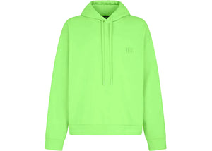 Dolce & Gabbana Jersey Metal DG Logo Hoodie Green