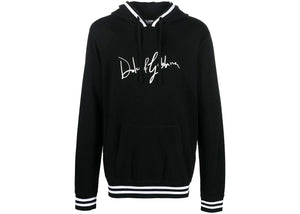 Dolce & Gabbana Logo-Print Detail Drawstring Hoodie Black