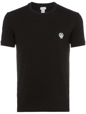 Dolce & Gabbana Logo Small Patch Cotton T-Shirt Black